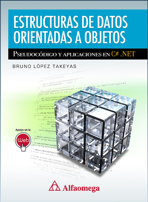 Portada: "Estructuras de Datos Orientadas a Objetos. Pseudocdigo y aplicaciones en C#"